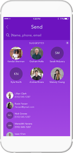 is zelle connected to phone or email